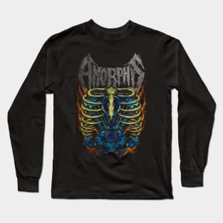 AMORPHIS KALEVALA RIBS METAL ROCK Long Sleeve T-Shirt